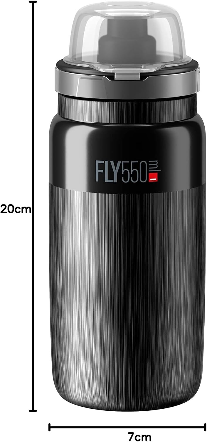 Elite Fly MTB Water Bottle Black, 550ml
