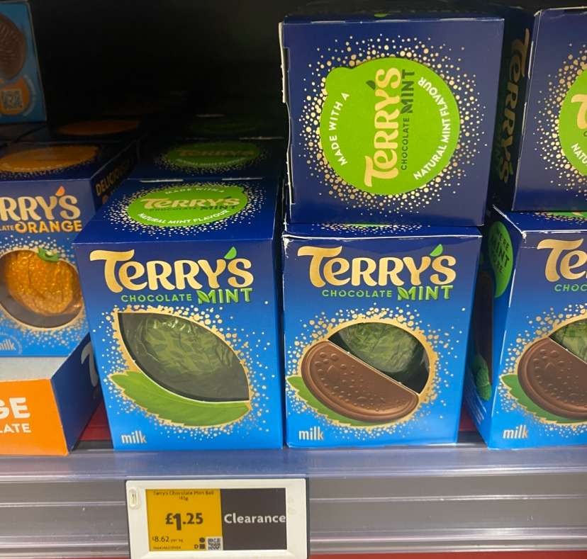 Terrys Chocolate Mint Ball in-store, Merrion Shopping Centre
