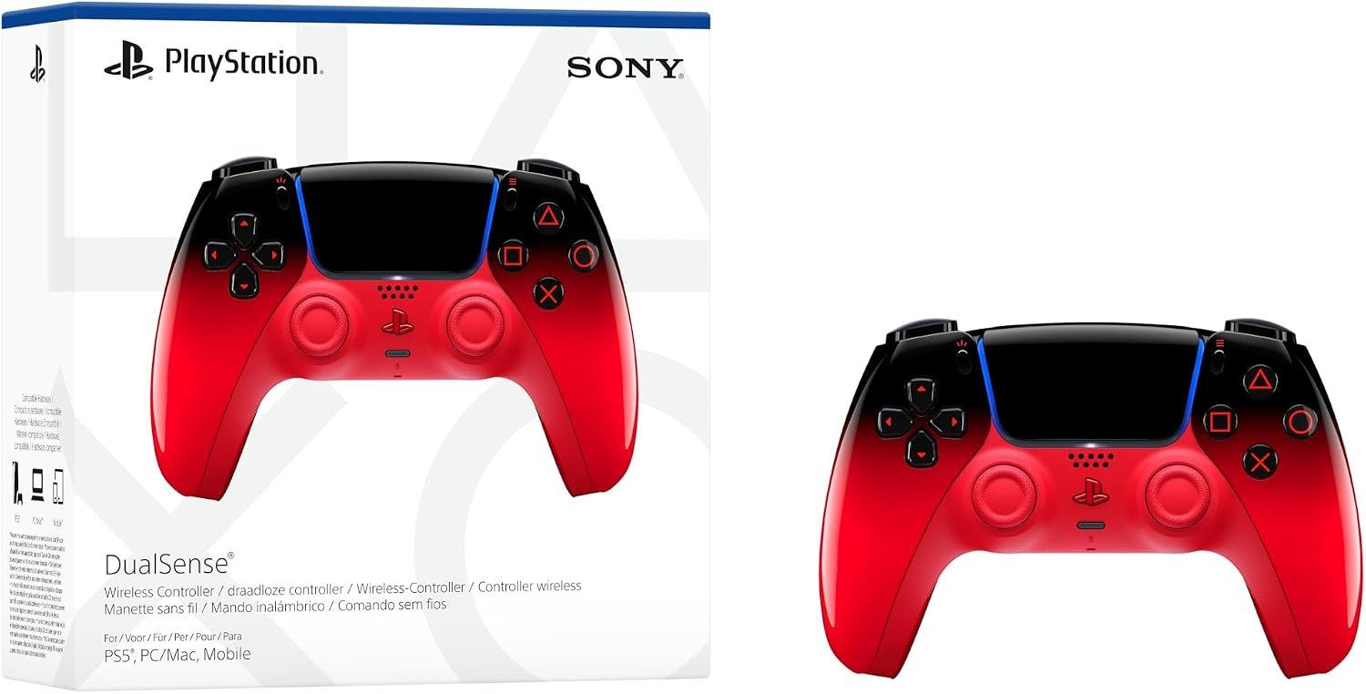 Sony DualSense Wireless Controller, Techno Red