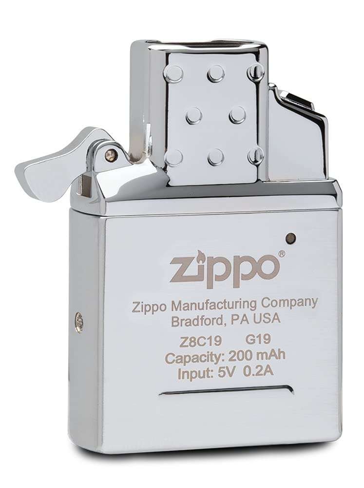 Zippo Rechargable Lighter Insert, Metal, Silver, One Size. Nice little upgrade