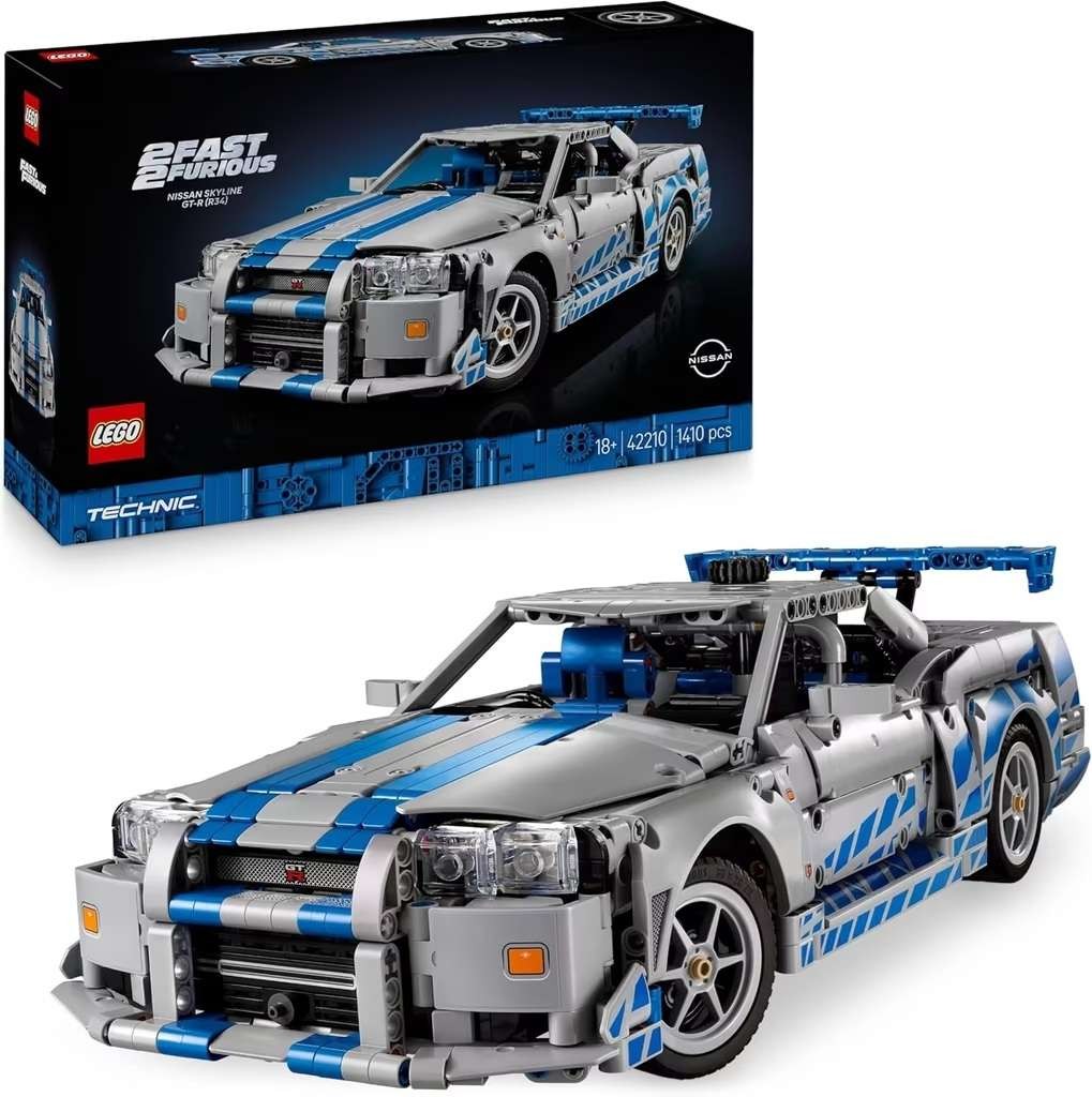 LEGO Technic Nissan Skyline GT-R R34, the 2 Fast 2 Furious car, set 42210