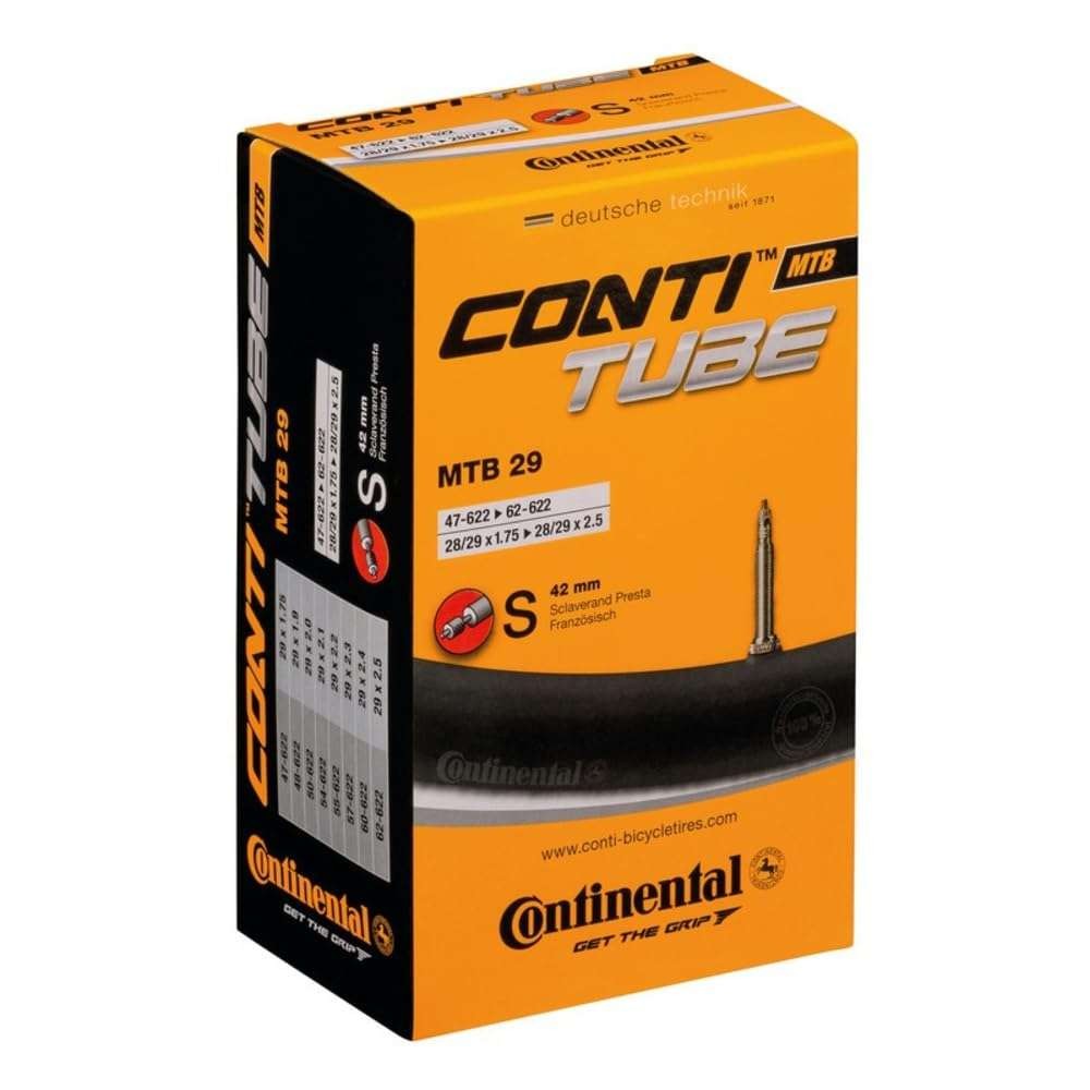 Continental 29er MTB inner tube, black, size 47/62-622