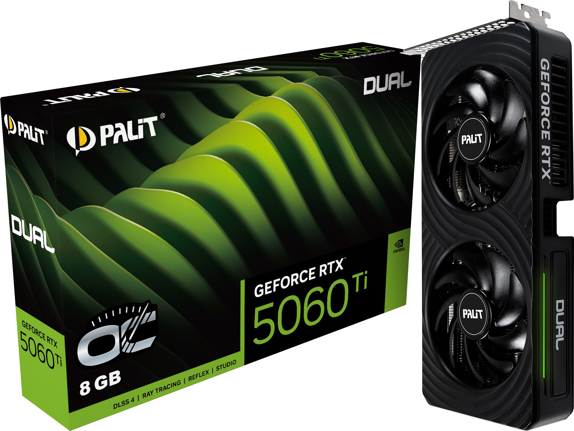 Palit GeForce RTX 5060 Ti Dual OC 8GB GDDR7 Graphics Card