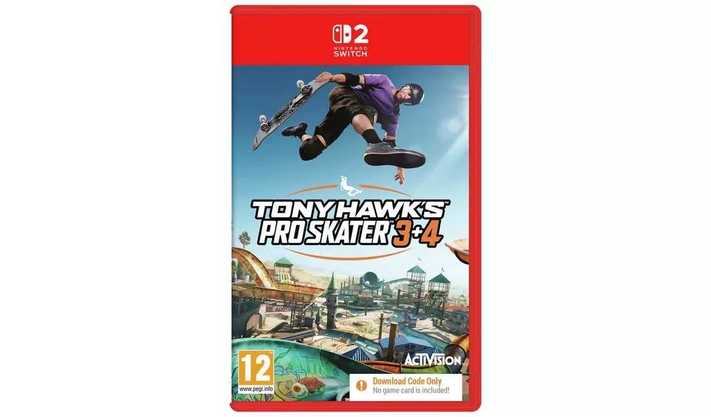 Tony Hawk's Pro Skater 3+4 Nintendo Switch 2 Game, Free C&C limited locations