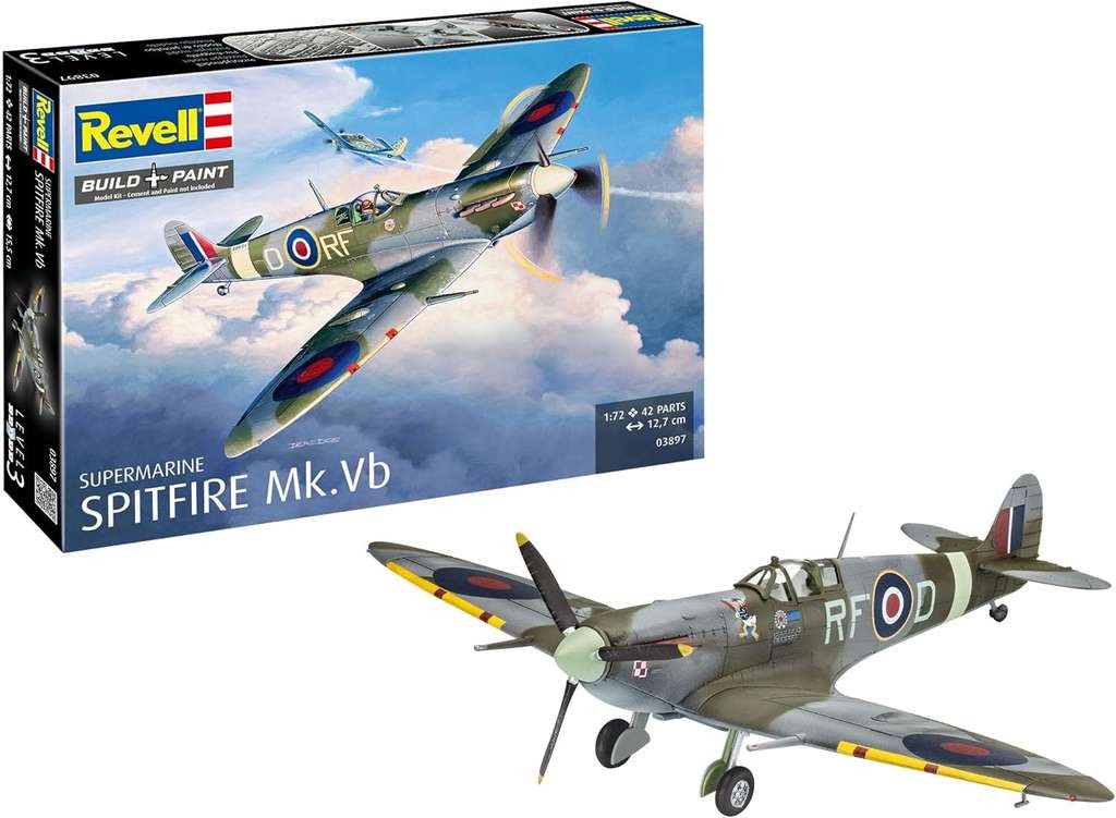 Revell Supermarine Spitfire Mk.Vb model kit, 1:72 scale (03897)