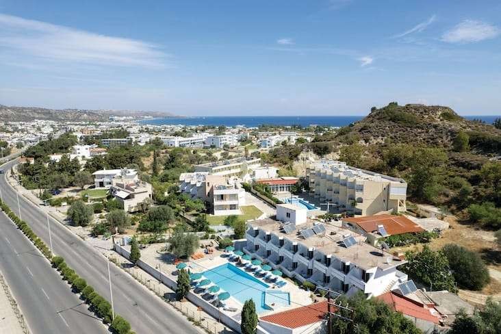 Rhodes 7nts Katina Studios Faliraki, Greece, £121.81pp Gatwick 13 June 10kg+small bag