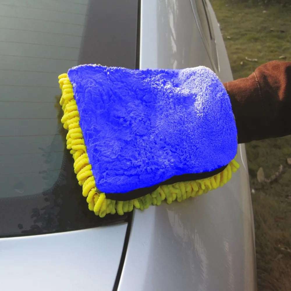 Goodyear 2 In 1 Noodle Wash Mitt, nice extra long handle and a pivoting head
