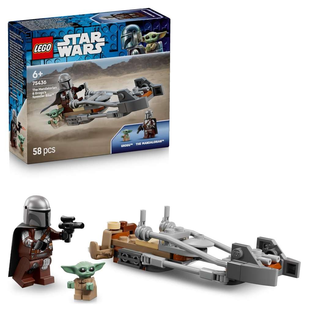 LEGO Star Wars The Mandalorian & Grogu's Speeder Bike (75436), looking good
