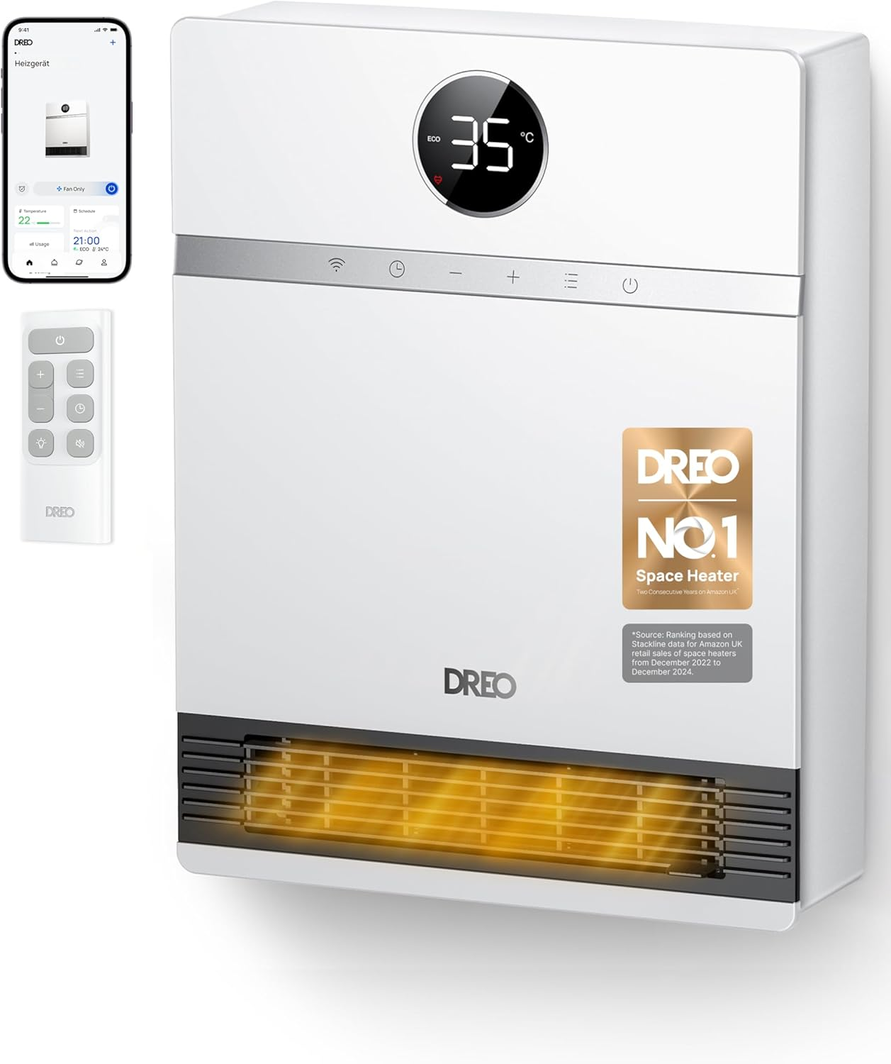 Dreo Smart Electric Wall Heater