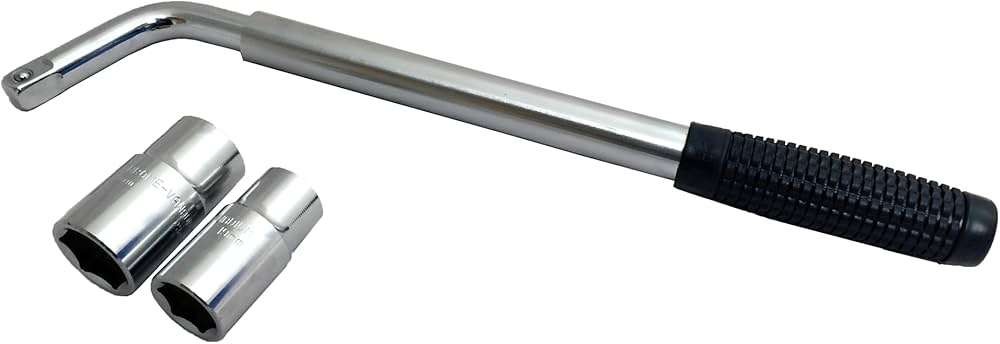 Sakura extendable wheel brace/wrench for 17, 19, 21 & 23mm wheel nuts