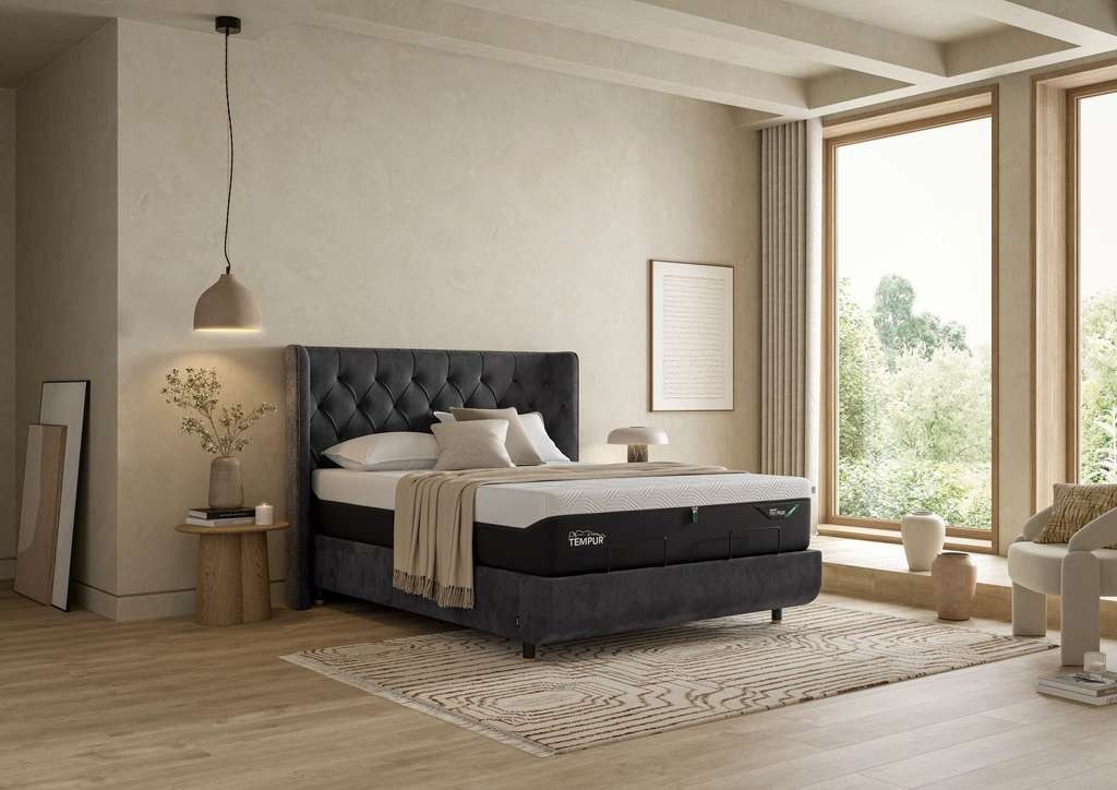 Free Harlington Bed Frame (up to £799) with selected EASE mattresses, double & above. Excludes outlet