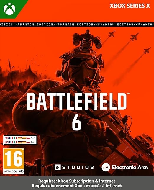Battlefield 6 Phantom Edition, Xbox Series X, Disc, Video Game, English