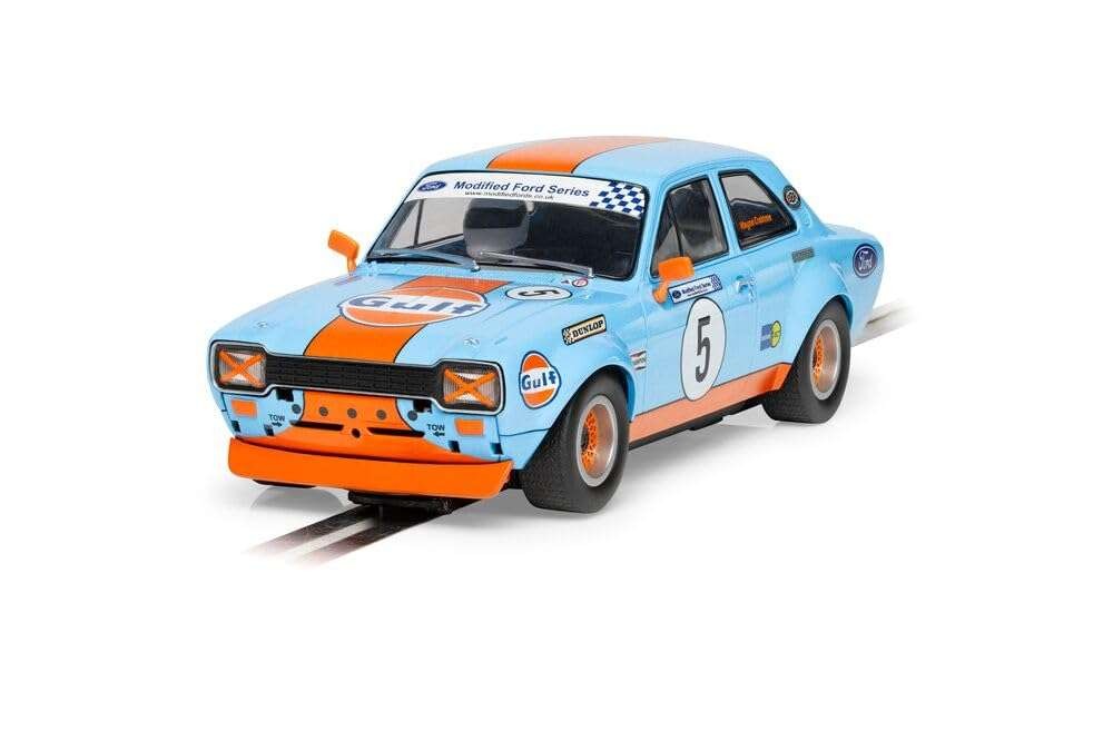 Nice Scalextric C4530 Ford Escort MK1, part of Wayne Crabtree Modified Fords 2023