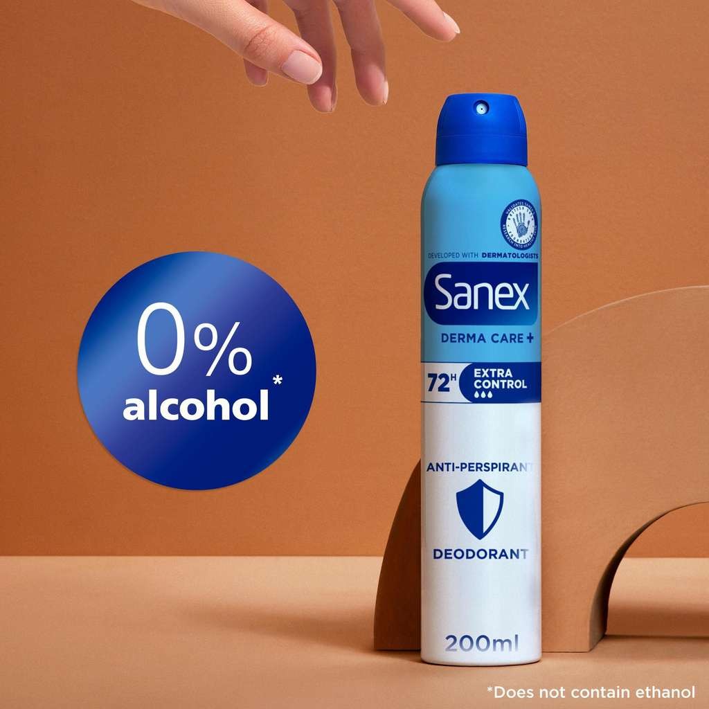 Sanex Derma Care+ Extra Control 72hr antiperspirant spray 200ml, £1.60 (S&S + voucher)