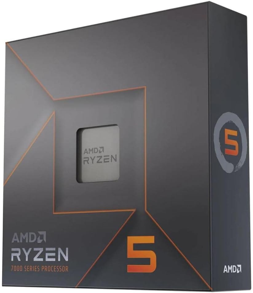 AMD Ryzen 5 7600X Processor, Integrated Radeon Graphics, 6 Cores, 12 Threads, No Cooler