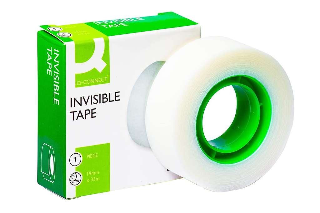 Decent Q-CONNECT matt self-adhesive tape, 19mm x 33m