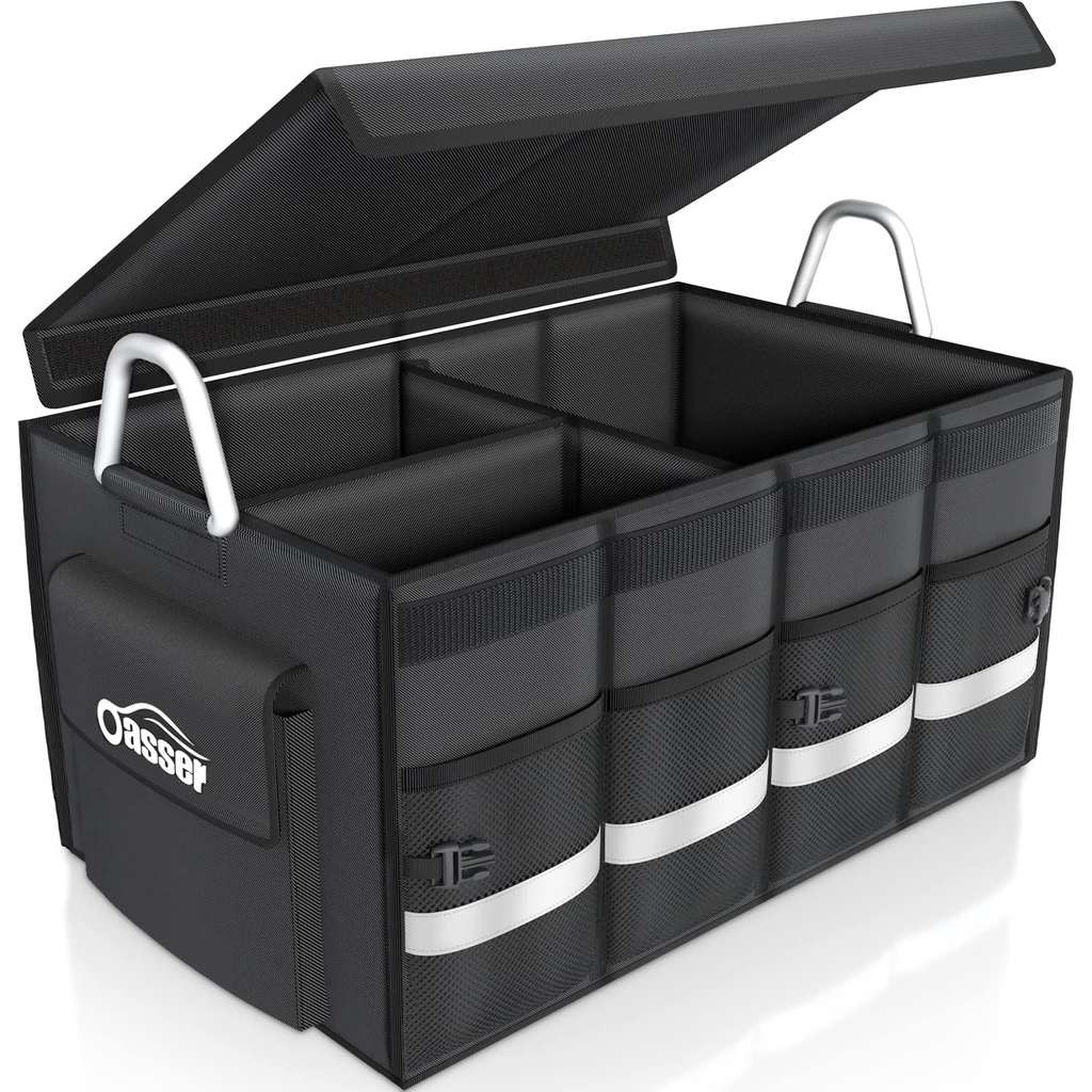 Oasser car boot organiser, durable, collapsible, waterproof, multi-compartment, OH GOOD LIMITED FBA