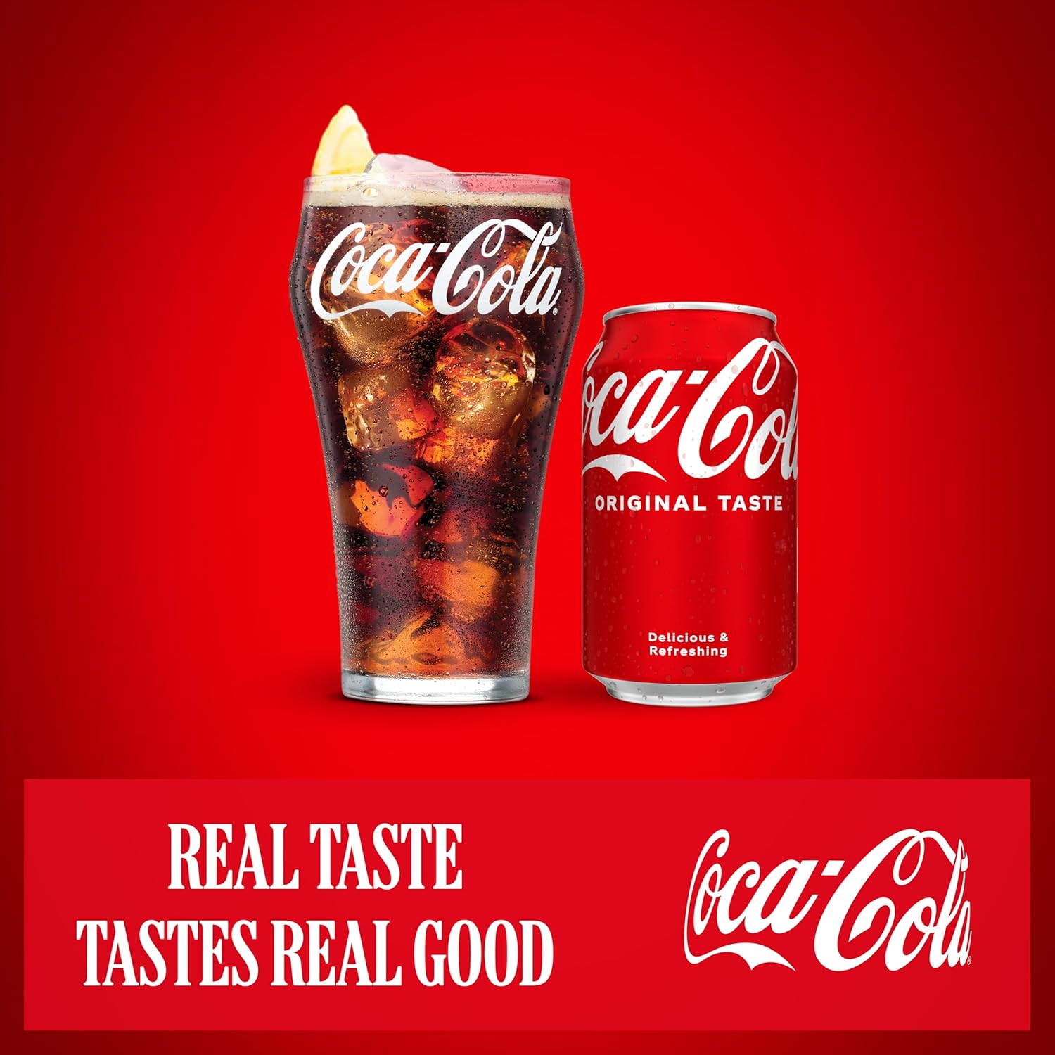 Coca-Cola Original Taste Soft Drink Cans, 24 x 330 mL