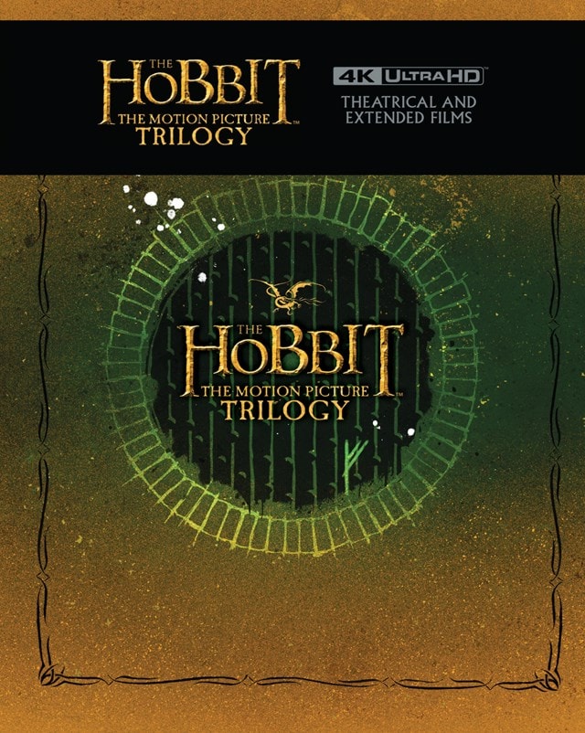 The Hobbit: Trilogy Limited Edition Steelbook Collection 4K Blu ray