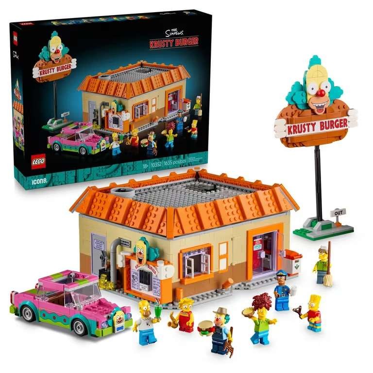 LEGO Icons The Simpsons: Krusty Burger 10352 / LEGO Icons Tudor Corner 10350