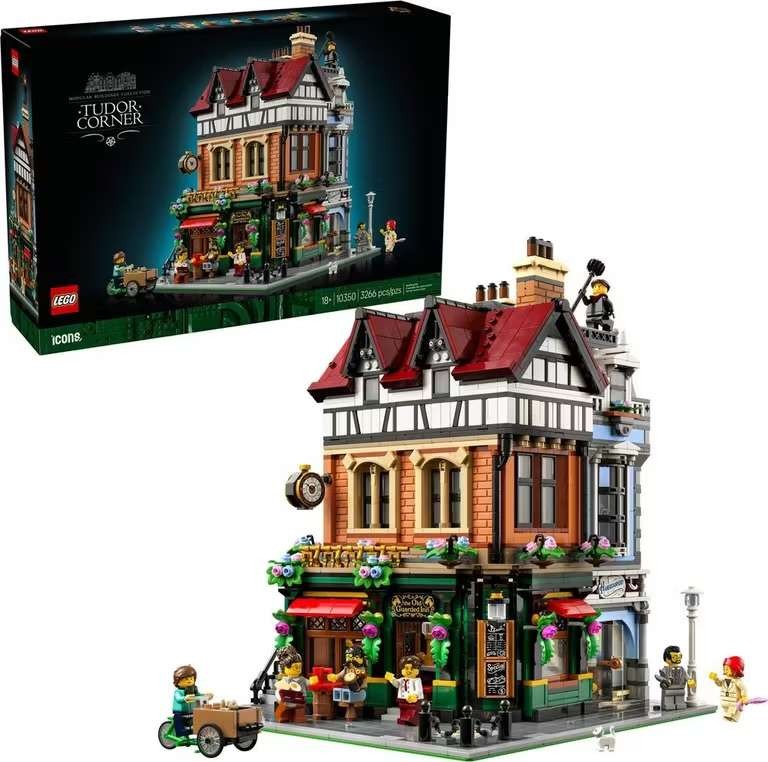 LEGO Icons The Simpsons: Krusty Burger 10352 / LEGO Icons Tudor Corner 10350