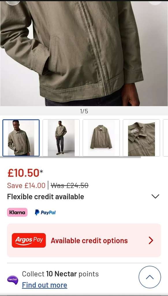 Men's Olive Harrington Jacket
