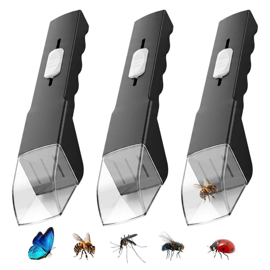 Bug Catcher, Spider Catcher, 3 Pack, with Voucher