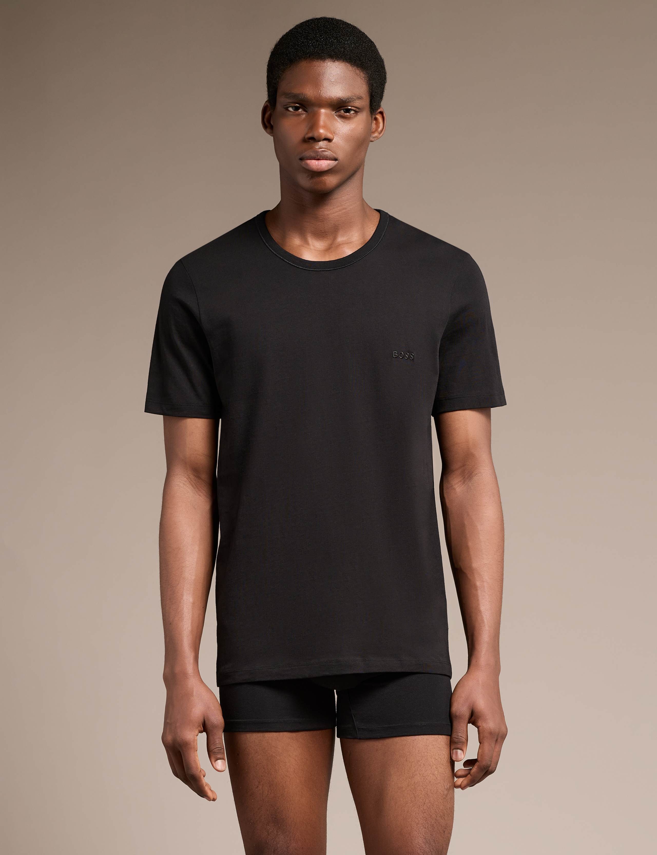 3 Pack Pure Cotton Crew Neck T-Shirts
