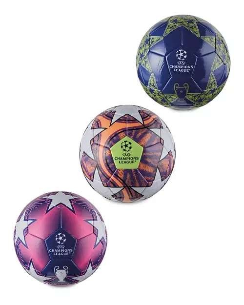 UEFA Champions League Football Size 5, blue, pink or orange designs