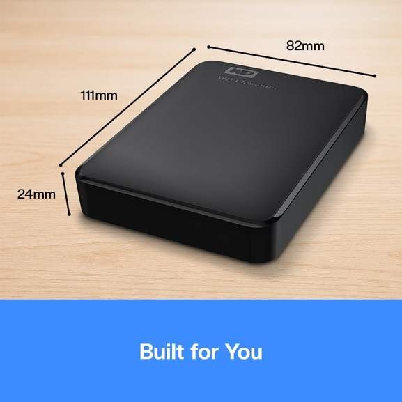 Western Digital 5TB WD Elements Portable Micro-B USB 3.0 External Hard Drive