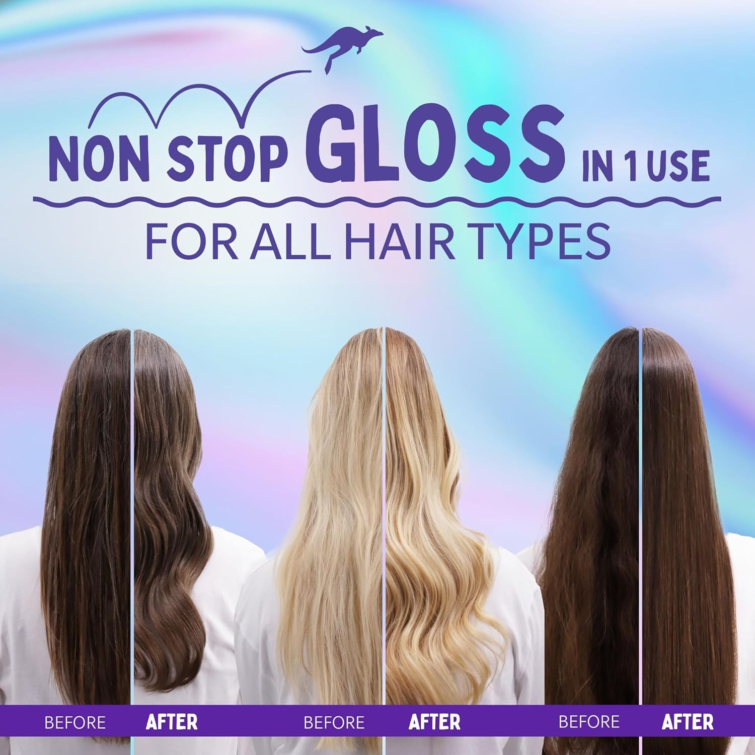 Aussie Oh My Gloss Giftset: Hydrating Shampoo, Conditioner, Leave in Serum