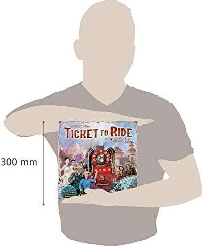 Ticket to Ride Asia Expansion for 2-6 players, Ages 8+, Days of Wonder