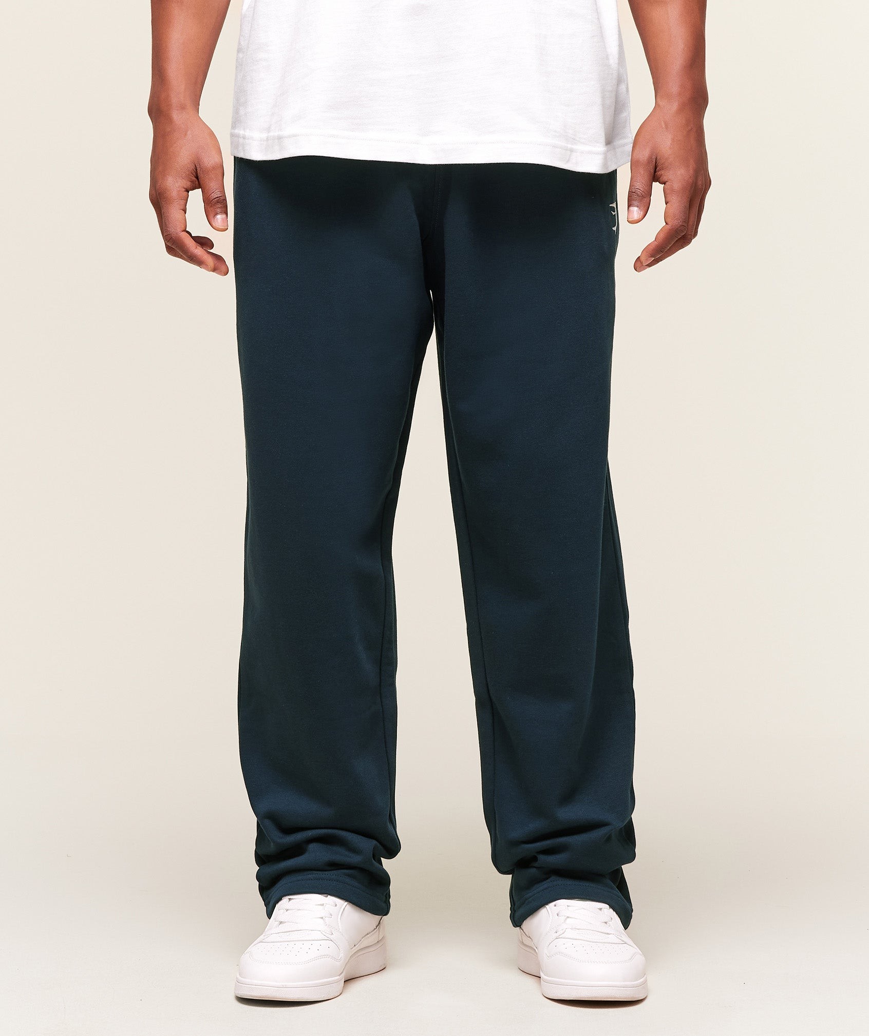 Gymshark Crest Straight Leg Joggers, Navy
