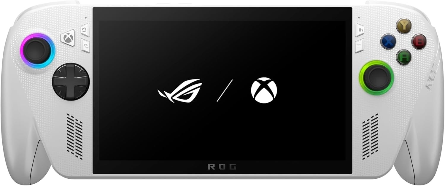 ASUS ROG Xbox Ally Handheld Gaming Console, AMD Ryzen Z2 A Processor, 7" Full HD 120Hz IPS 500nits Touchscreen, 16GB RAM, 512GB PCIe SSD, Windows 11
