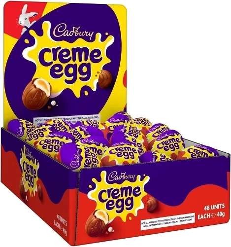 Cadbury Creme Egg 48 x 40g, BBE 31/07/2026, Minimum Order £22.50