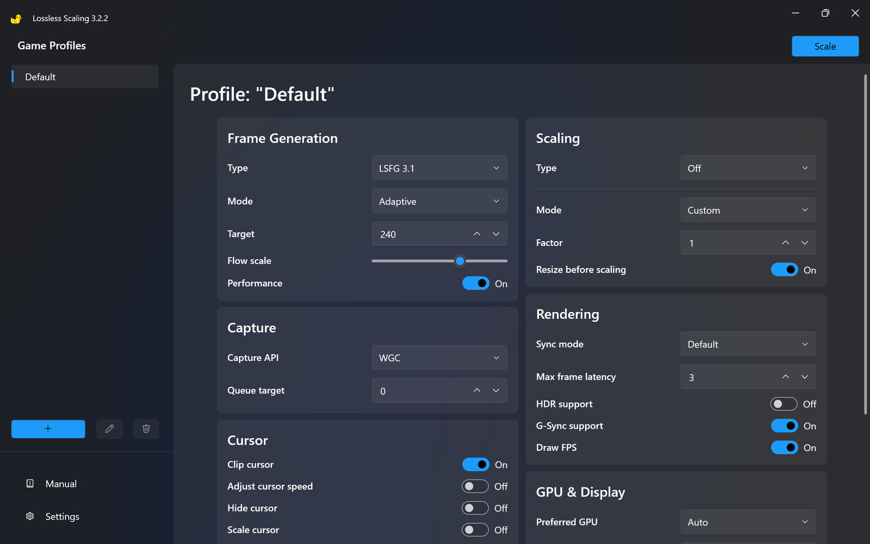 Lossless Scaling on Steam
