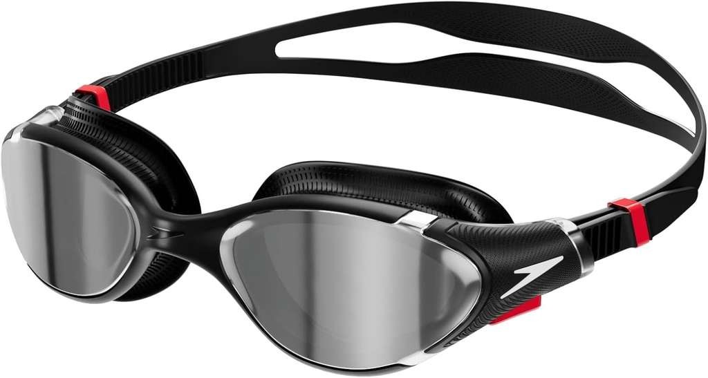 Speedo Biofuse 2.0 adult swimming goggles, black/chrome - good for the pool