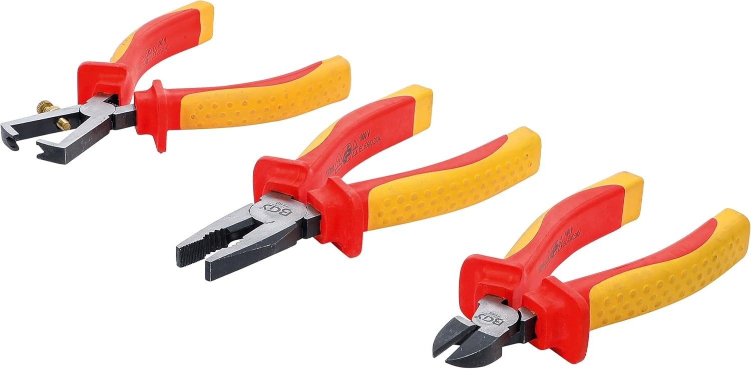 BGS 7158 VDE Pliers Set, 3 pieces