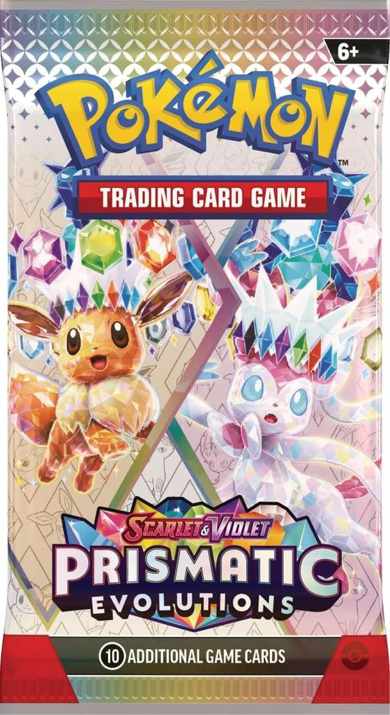 Pokemon TCG: Scarlet and Violet Prismatic Evolutions Booster Bundle 6 Packs Invite Only