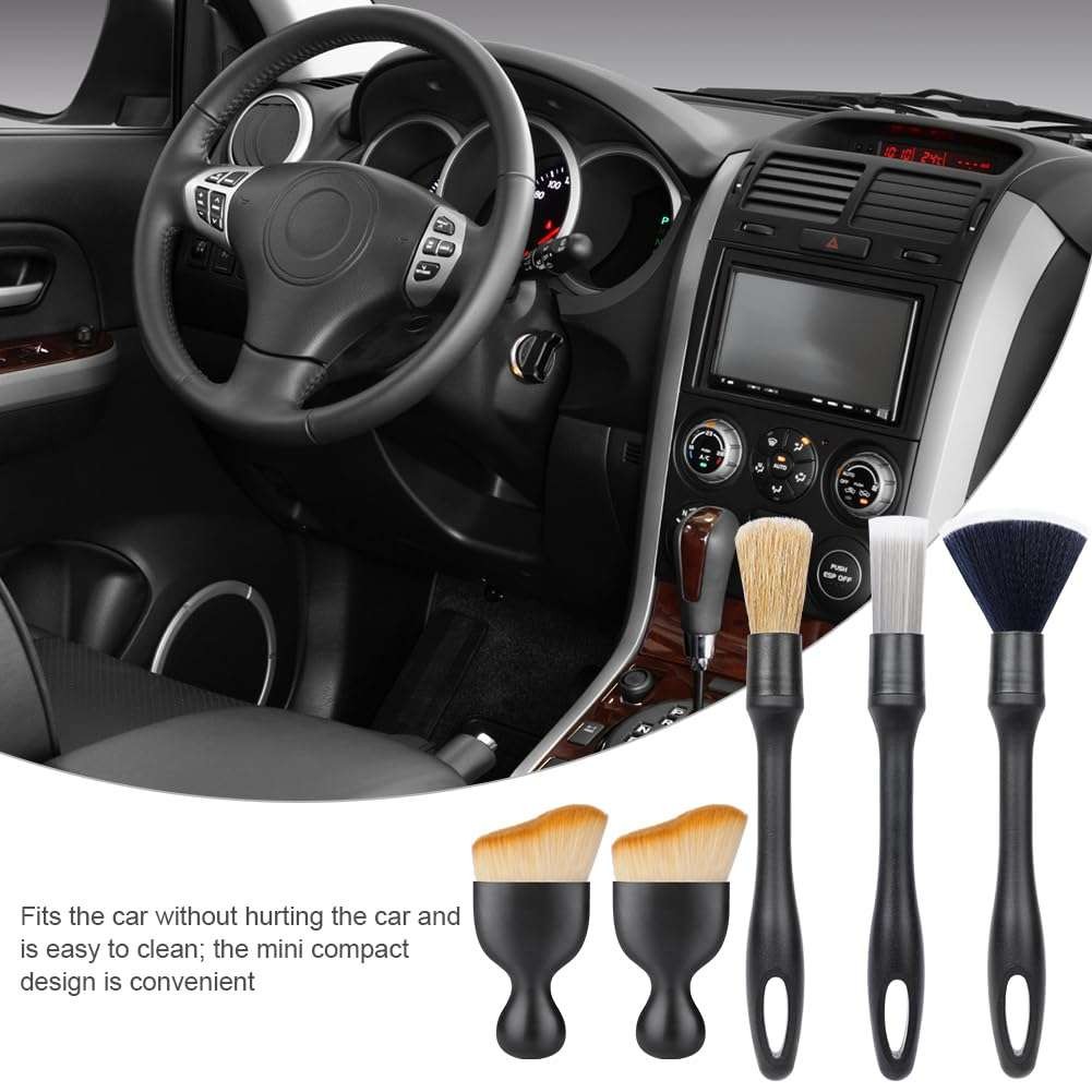 Good URAQT 5 piece car detailing brush set, from HAPPYSALLER, FBA