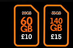 Voxi sim 3x and 4x Data offer