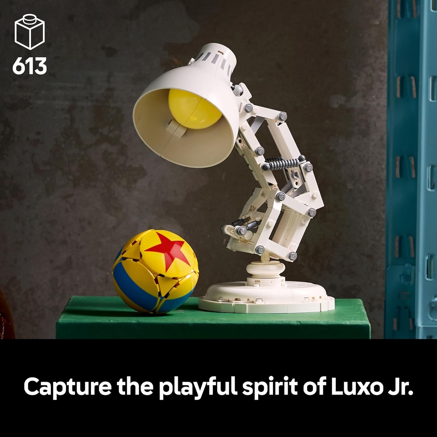 LEGO Ideas Disney Pixar Luxo Jr. Lamp Building Set for Adults 21357