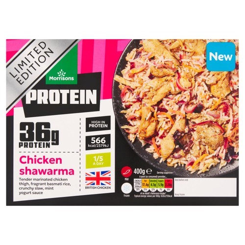Morrisons Limited Edition Protein Chicken Shawarma 400g