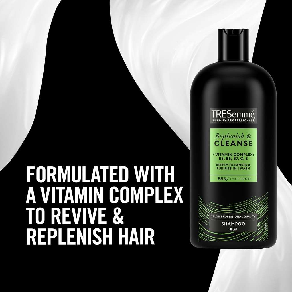 TRESemmé Replenish & Cleanse Shampoo 900ml for just £3.03 with S&S