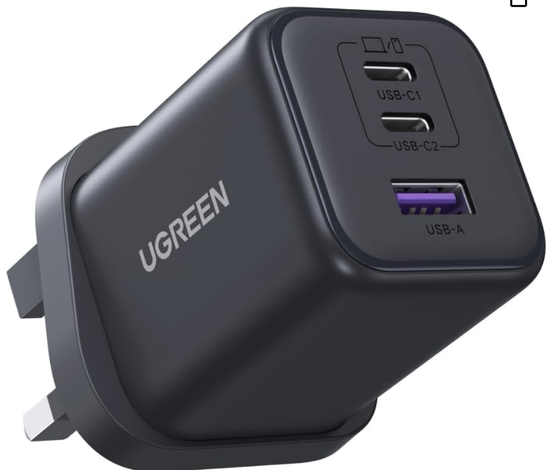 UGREEN USB C Charger Plug, 45W 3-Port USB Fast Charger Plug, USB C Charger With Voucher At Checkout Ugreen FBA