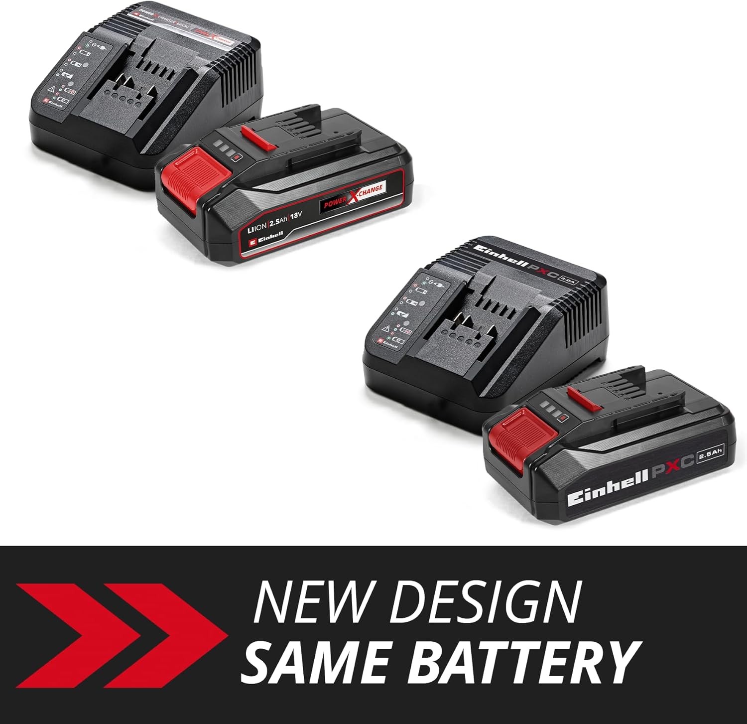 Einhell 18V 2.5Ah Li-Ion Battery and Charger Set PXC Battery Starter Kit