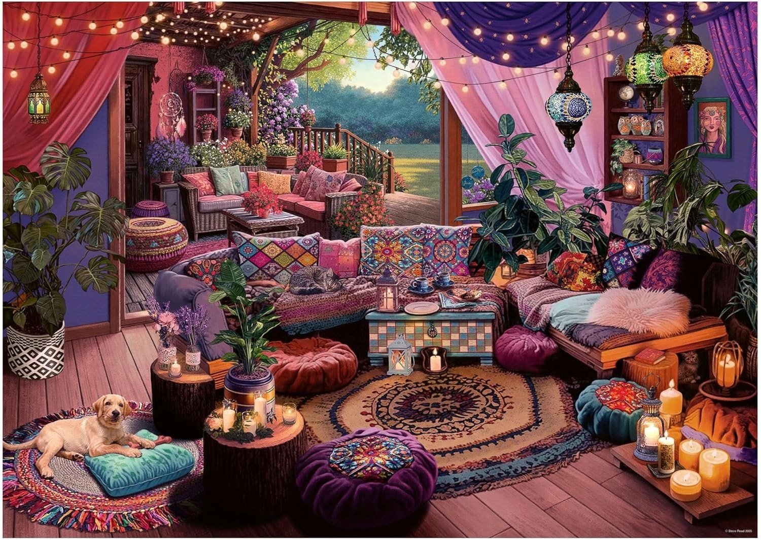 Ravensburger My Haven No. 12 Boho Retreat 1000 Piece Jigsaw Puzzle