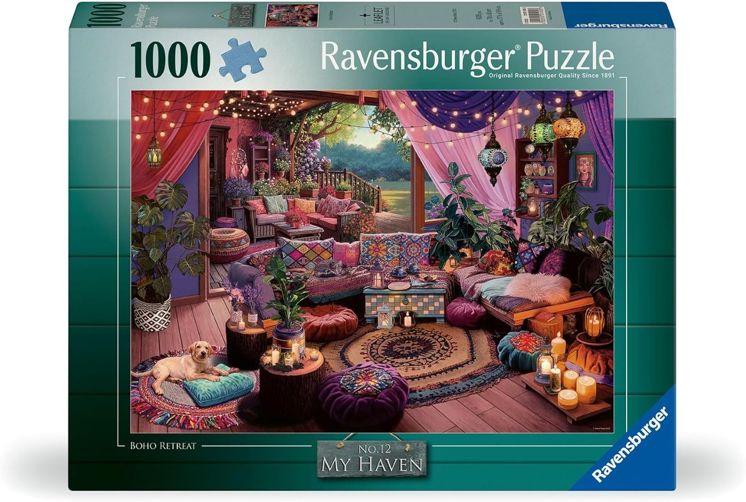 Ravensburger My Haven No. 12 Boho Retreat 1000 Piece Jigsaw Puzzle