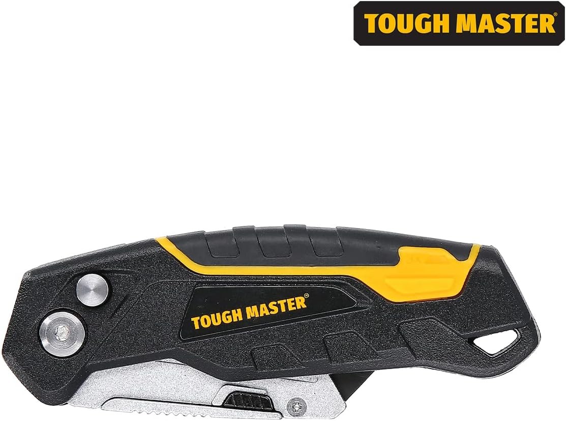 Tough Master Folding Utility Knife with 4 SK2 Blades TM-UFK174