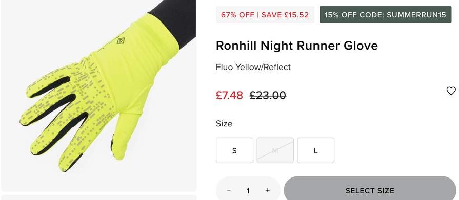 Extra 15% Off Running Promotion at Pro:Direct Running
